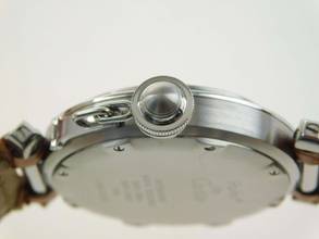 Thumbnail von Cartier Pasha C Automatik 35 mm Herrenuhr mit Krokoband und Faltschließe im Top Zustand