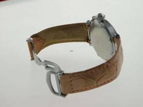 Thumbnail von Cartier Pasha C Automatik 35 mm Herrenuhr mit Krokoband und Faltschließe im Top Zustand