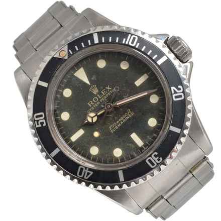  Rolex Submariner (No Date) 5513 Eagle Beak underline gilt dial 1962 Full Set 