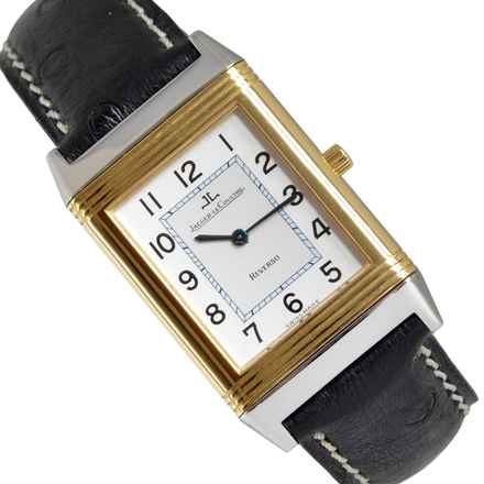 Jaeger-LeCoultre Reverso Classique Classic 250.5.08 Silberzifferblatt, Stahl und Gold, Komplettset