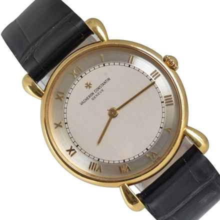 Vacheron Constantin Classic Historiques Classic Ultra-dünn 31MM Tropfenhörner Zwei-Ton-Zifferblatt Gelbgold 18KT