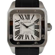 Thumbnail von Cartier Santos 100 XL W20073X8 weißes Zifferblatt Komplettset wie NEU 2020