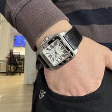 Thumbnail von Cartier Santos 100 XL W20073X8 weißes Zifferblatt Komplettset wie NEU 2020