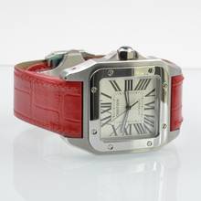 Thumbnail von Cartier Santos 100 XL W20073X8 weißes Zifferblatt Komplettset NEU 2019