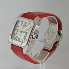 Thumbnail von Cartier Santos 100 XL W20073X8 weißes Zifferblatt Komplettset NEU 2019
