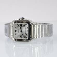 Thumbnail von Cartier Santos Galbée WSSA0082 Damen 27MM Quarz Komplettset NEU