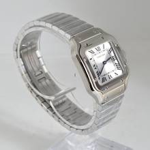 Thumbnail von Cartier Santos Galbée WSSA0082 Damen 27MM Quarz Komplettset NEU