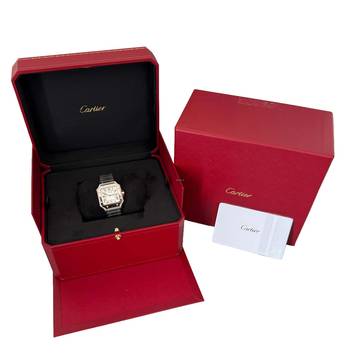  Cartier Santos Galbée WSSA0082 Ladies 27MM quartz Full Set NEW 