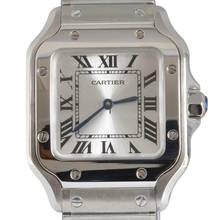 Thumbnail von Cartier Santos Galbée WSSA0082 Damen 27MM Quarz Komplettset NEU