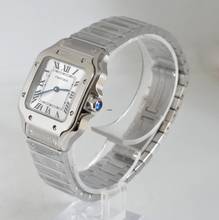 Thumbnail von Cartier Santos Galbée WSSA0082 Damen 27MM Quarz Komplettset NEU