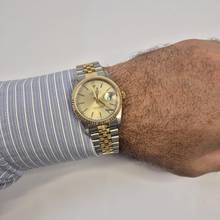 Thumbnail von Rolex Datejust 36 36mm Ouro & Aço Jubilee Automático Completo