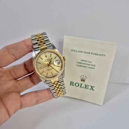 Rolex Datejust 36 36mm Altın ve Çelik Jubilee Otomatik Tam