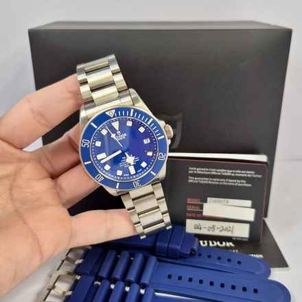Tudor Pelagos Blue Edition Titanium 42mm Automatik Komplett