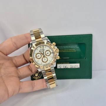 Rolex Daytona Ouro & Aço Latest Model 40mm Automático Completo