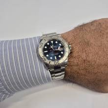 Thumbnail von Rolex Yacht-Master 40 40mm Platina & Aço Blue Dial Automático Completo