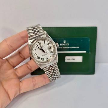 Rolex Datejust 36 36mm Jubilee Vintage Automático Completo