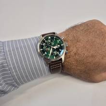 Thumbnail von IWC Fliegeruhr Chronograph Pilot Chrono Racing Green Limited Edition 43mm Automatik Komplett