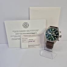 Thumbnail von IWC Fliegeruhr Chronograph Pilot Chrono Racing Green Limited Edition 43mm Automatik Komplett
