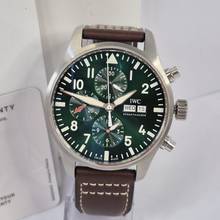 Thumbnail von IWC Fliegeruhr Chronograph Pilot Chrono Racing Green Limited Edition 43mm Automatik Komplett