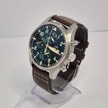 Thumbnail von IWC Fliegeruhr Chronograph Pilot Chrono Racing Green Limited Edition 43mm Automatik Komplett