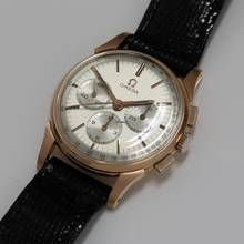 Thumbnail von Omega Chronograph 3 Register Pink Gold