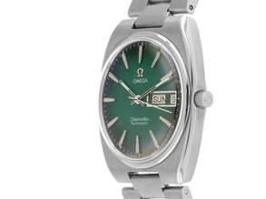 Thumbnail von Omega Seamaster Automatic Day-Date Ref.166.0213.1 1977 original Box sehr gut Vintage Seamaster Day-Date Automatic Green Dial