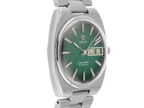 Thumbnail von Omega Seamaster Automatic Day-Date Ref.166.0213.1 1977 original Box sehr gut Vintage Seamaster Day-Date Automatic Green Dial