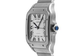 Thumbnail von Cartier Santos De Cartier GM Großes Modell Ref.4072 2018 Full Set wie Neu Vintage Santos De Cartier GM Großes Modell