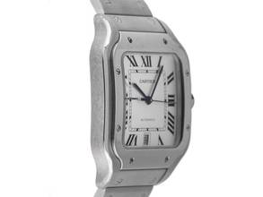 Thumbnail von Cartier Santos De Cartier GM Großes Modell Ref.4072 2018 Full Set wie Neu Vintage Santos De Cartier GM Großes Modell
