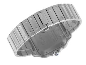 Thumbnail von Cartier Santos De Cartier GM Großes Modell Ref.4072 2018 Full Set wie Neu Vintage Santos De Cartier GM Großes Modell