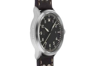 Thumbnail von Laco Fliegeruhr Stuttgart Pro Stahl Automatik Armband Leder 43mm Ref.862141_686 Box&Pap. Full Set Neu Fliegeruhr Stuttgart Pro