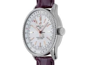 Thumbnail von Breitling Navitimer Ref.A17395F41G1P1 2023 Full Set wie Neu Navitimer Automatik 35 Leder Faltschließe