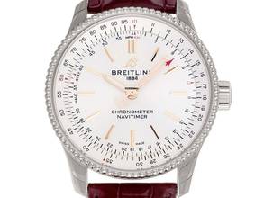 Thumbnail von Breitling Navitimer Ref.A17395F41G1P1 2023 Full Set wie Neu Navitimer Automatik 35 Leder Faltschließe