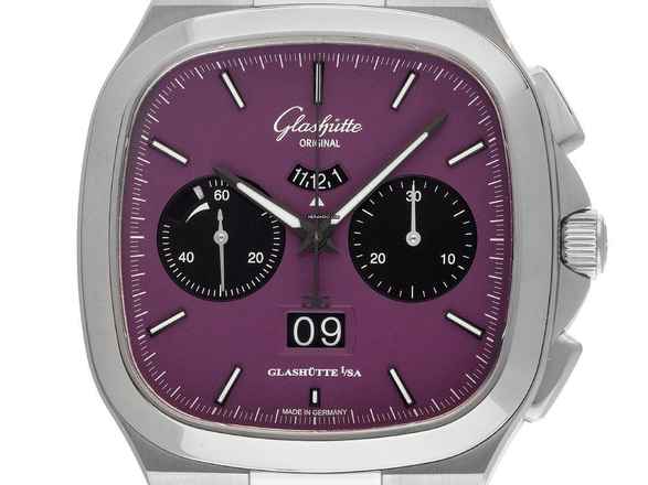  Glashütte Original Seventies Chronograph Panoramadatum Ref.1-37-02-20-02-70 2026 Full Set Ungetragen Seventies Chronograph Panoramadatum Limitiert 
