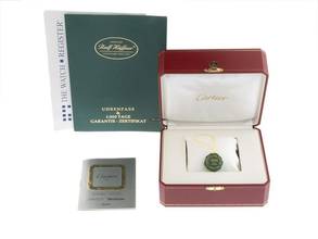 Thumbnail von Cartier Santos Galbée Lady PM kleines Modell Ref.1057930 1995 Box&Beschreibung sehr gut Vintage Santos Galbee Lady PM kleines Modell Diamanten