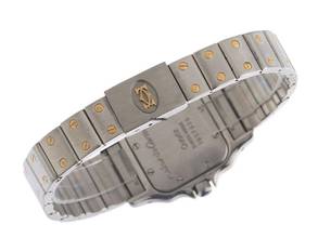 Thumbnail von Cartier Santos Galbée Lady PM kleines Modell Ref.1057930 1995 Box&Beschreibung sehr gut Vintage Santos Galbee Lady PM kleines Modell Diamanten