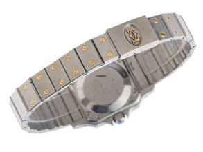 Thumbnail von Cartier Santos Galbée PM kleines Modell Ref.1170902 1996 Box&Beschreibung sehr gut Vintage Santos Galbee Lady PM kleines Modell Diamanten