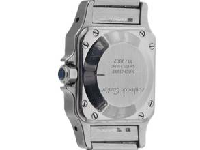 Thumbnail von Cartier Santos Galbée PM kleines Modell Ref.1170902 1996 Box&Beschreibung sehr gut Vintage Santos Galbee Lady PM kleines Modell Diamanten