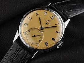 Thumbnail von Omega Classic WWII Ref.2271-1W 1944 original Box sehr gut Vintage Classic WWII