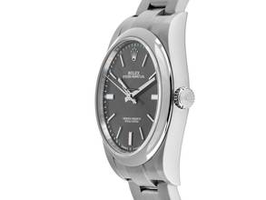 Thumbnail von Rolex Oyster Perpetual 39 Grey Ref.114300 2018 Full Set wie Neu Vintage Oyster Perpetual Rhodium