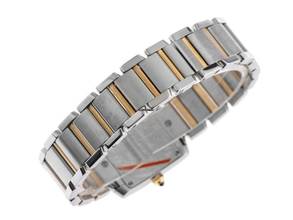 Thumbnail von Cartier Tank Française PM kleines Modell Ref.2384 2003 original Box sehr gut Vintage Tank Francaise PM kleines Modell