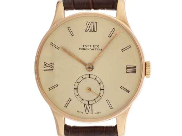Rolex Precision 18kt Rose Altın Ref.2582A 1958 Tam Set çok iyi Vintage Precision 18kt Rose Altın