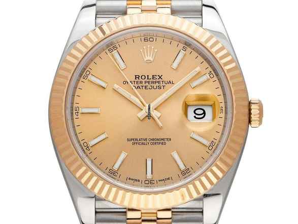 Rolex Datejust 41 Ref.126333 2016 LC 100 Tam Set neredeyse yeni Datejust
