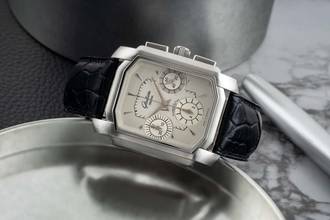 Thumbnail von Glashütte Original Senator Chronograph Stahl Automatik Ref. 1-39-31-06-04-04 B&P 2000