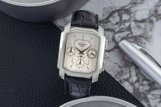 Thumbnail von Glashütte Original Senator Chronograph Stahl Automatik Ref. 1-39-31-06-04-04 B&P 2000