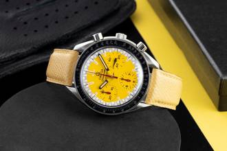 Thumbnail von Omega Speedmaster Reduced Yellow Michael Schumacher Chronograph Ref. 3510.12