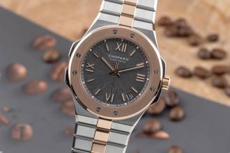 Thumbnail von Chopard Alpine Eagle Stahl/Gold Automatik Ref. 298600-6001 B&P 2023