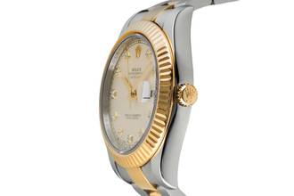 Thumbnail von Rolex Datejust II 41 Diamond Dial Stahl / Gold Herrenuhr Oyster Perpetual 116333