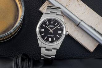 Thumbnail von Rolex Oyster Perpetual 41 Black Dial Stahl Automatik Herren Ref. 124300 B&P 2021