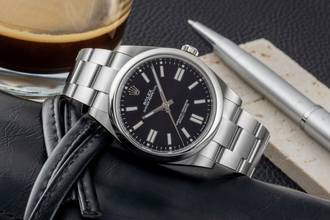 Thumbnail von Rolex Oyster Perpetual 41 Black Dial Stahl Automatik Herren Ref. 124300 B&P 2021